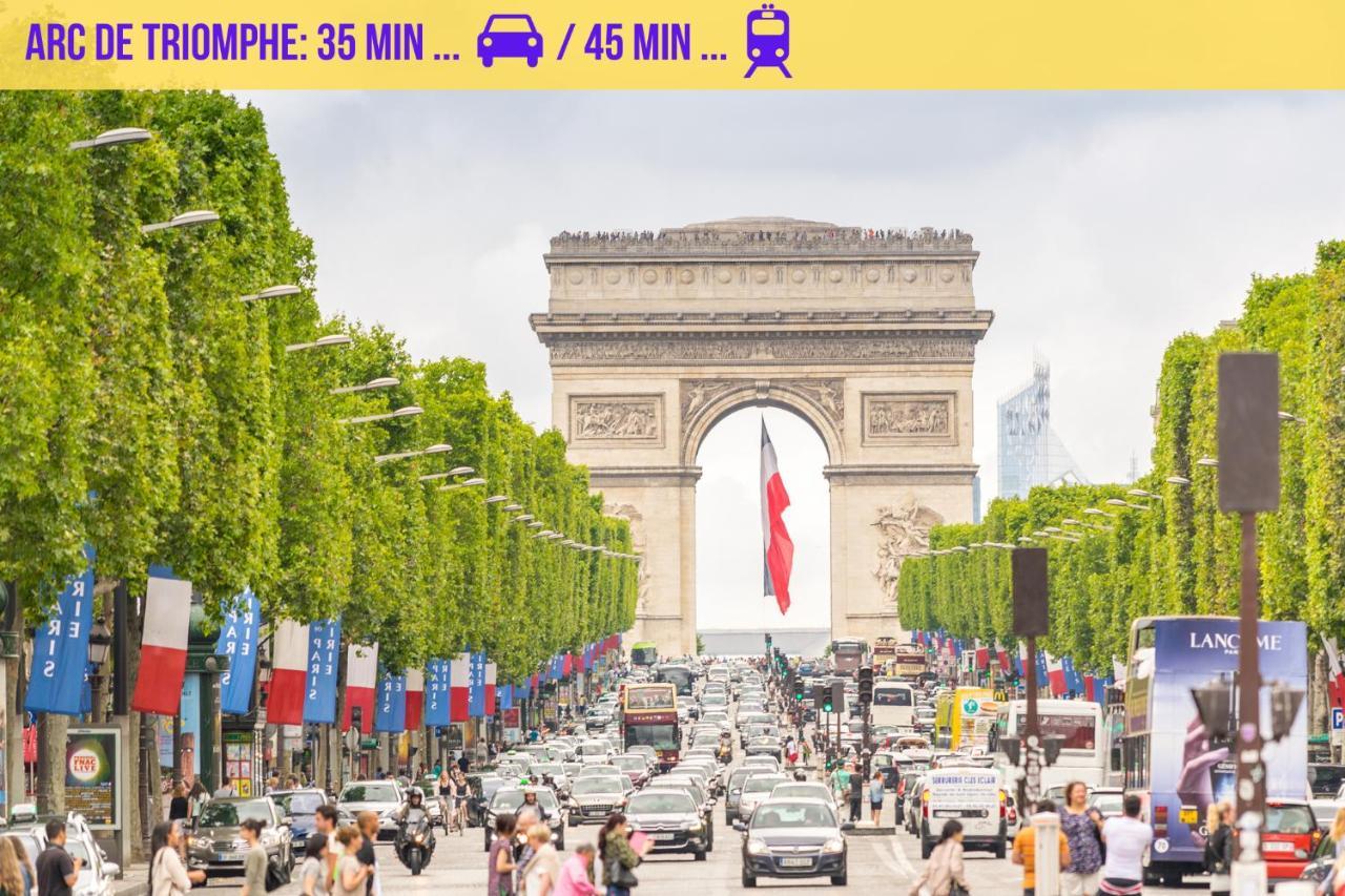 Qhome 5 - F3 Confortable Entre Paris Et Disney - Parking Prive Вилье-сюр-Марн Экстерьер фото